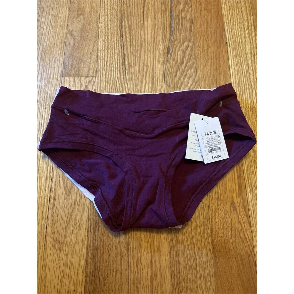 Auden Women's Maternity 3pk Cotton Blend Under The Belly Hipster Underwear, XS